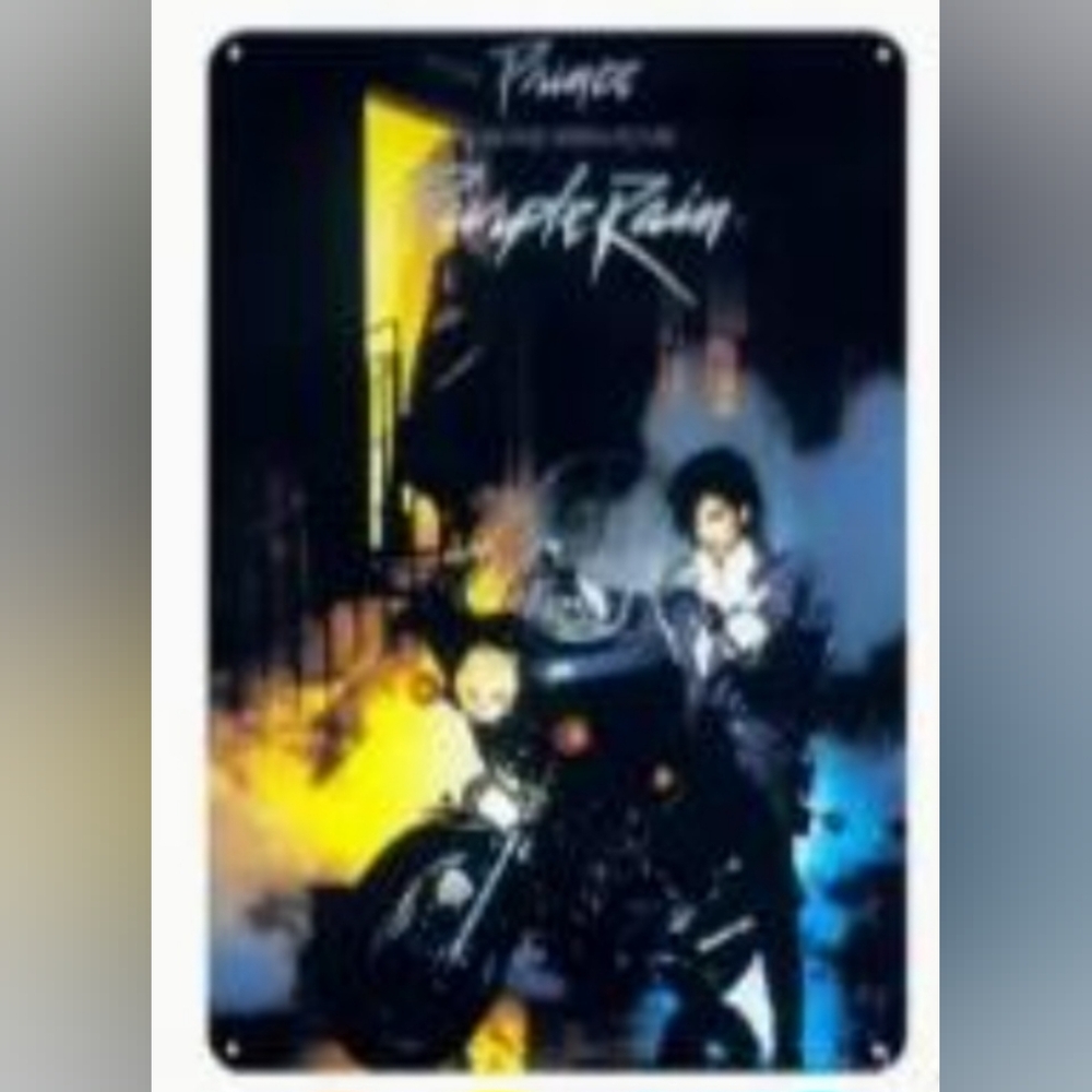 Boutique Prince The Artist Tin Sign 🖤